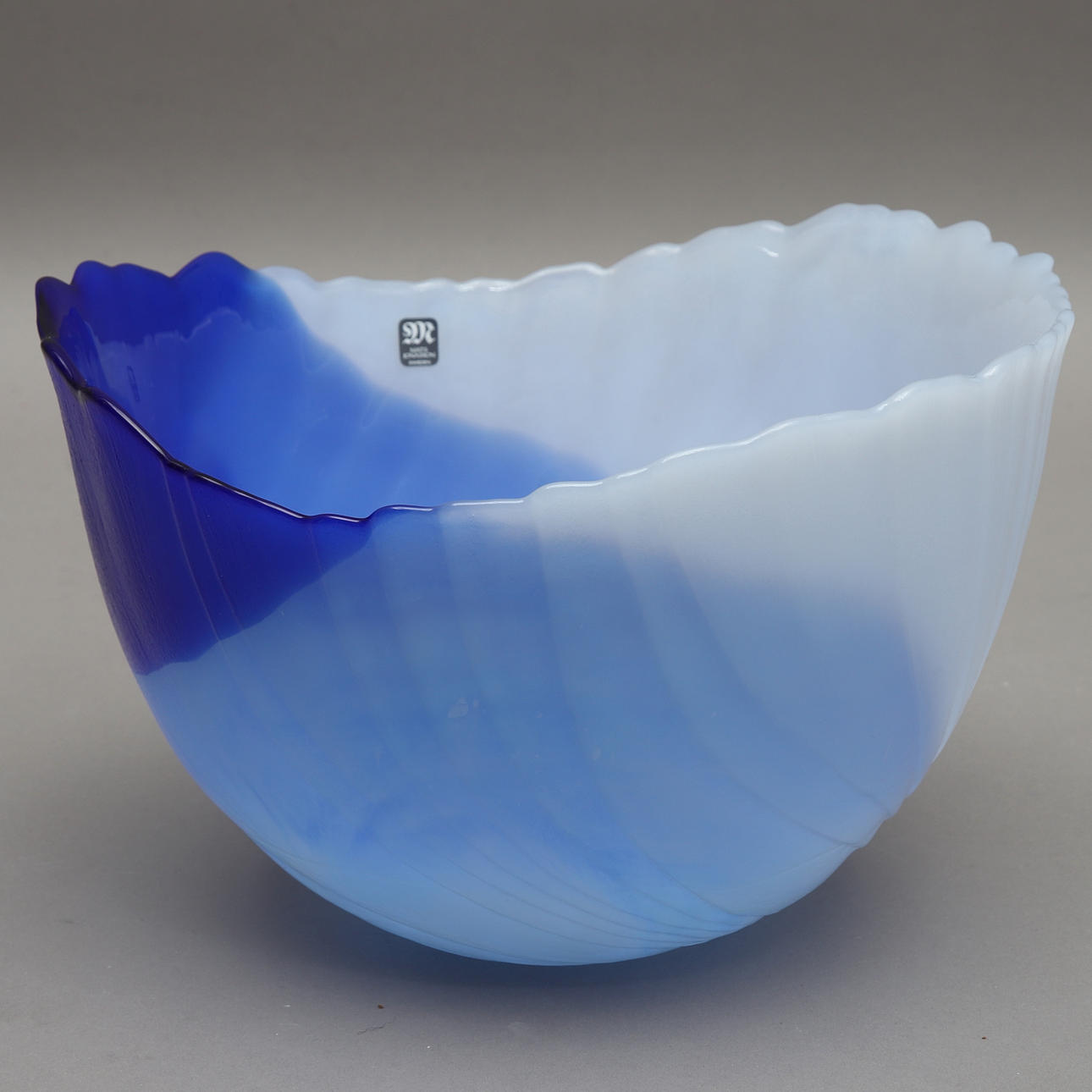 MATS JONASSON. Skål, glas, Målerås.