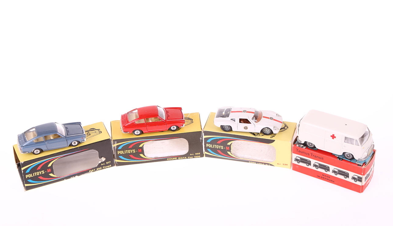 LEKSAKSBILAR, 4 st, 1970-tal.