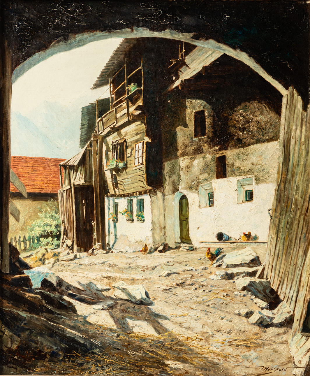 HELLMUT HOHLFELD (20. JH.). Gebirgshof.