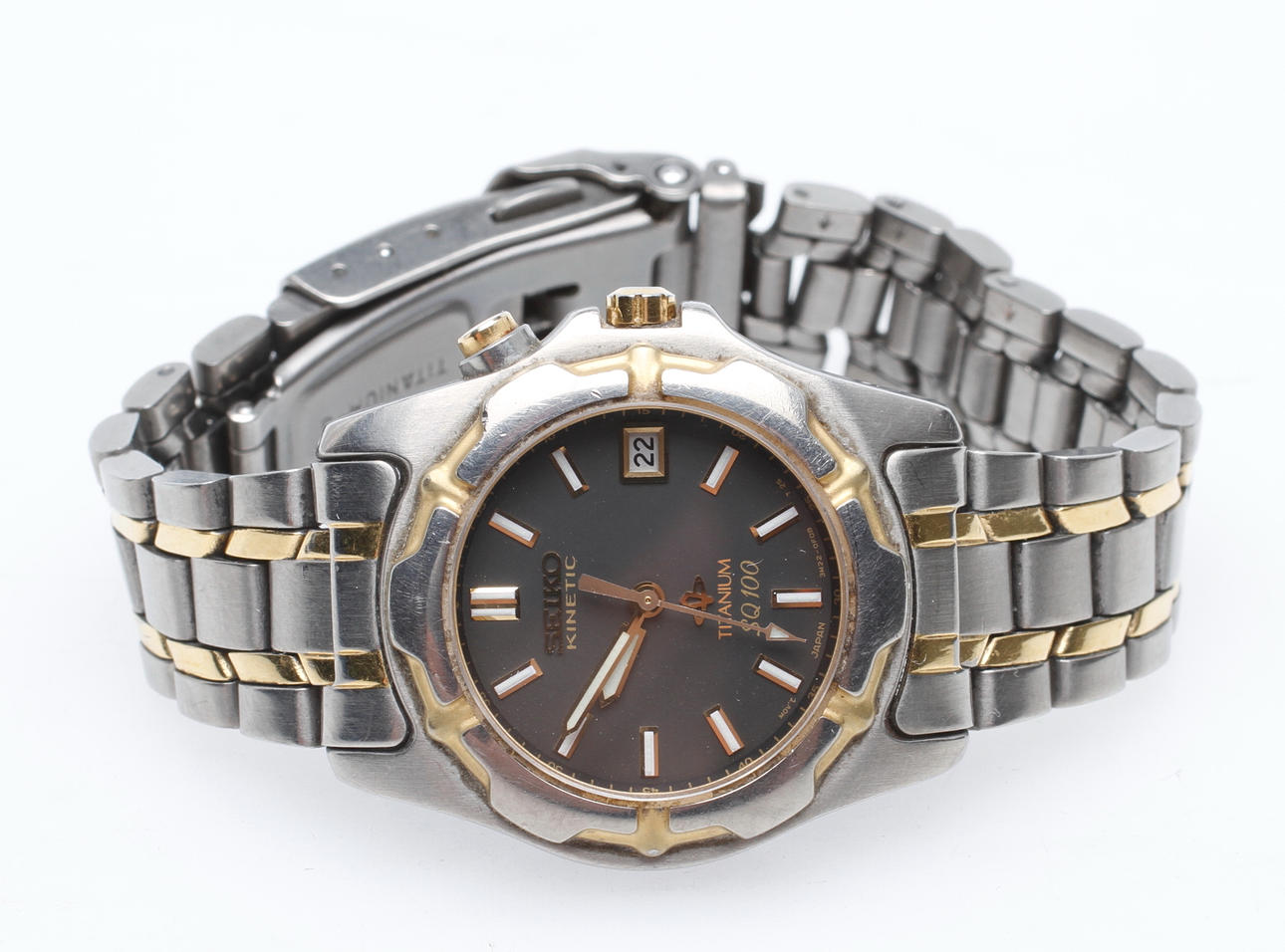 ARMBANDSUR SEIKO, Kinetic, titanium, SQ100.