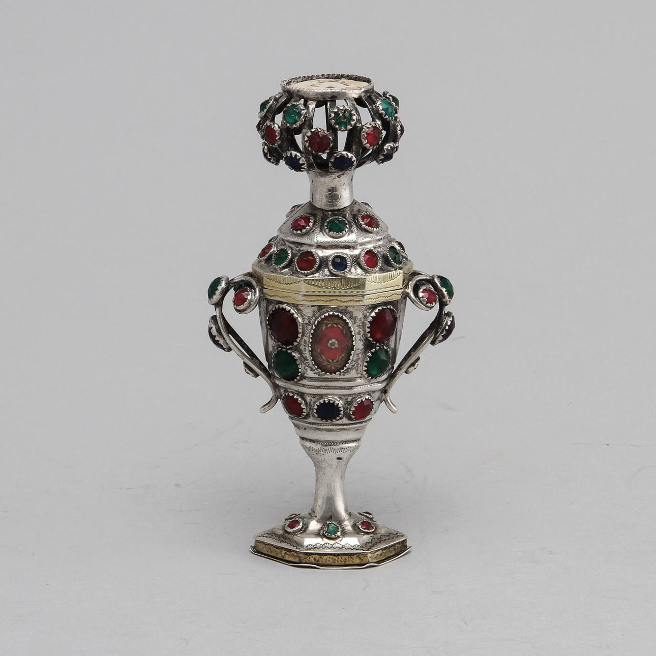 LUKTDOSA, silver, "Hovedvandsaeg", Claus Iversen, Sønderborg.