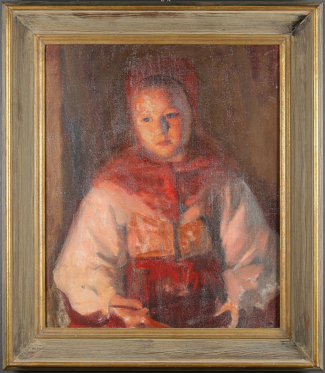 SAM UHRDIN. Olja på duk, osignerad.