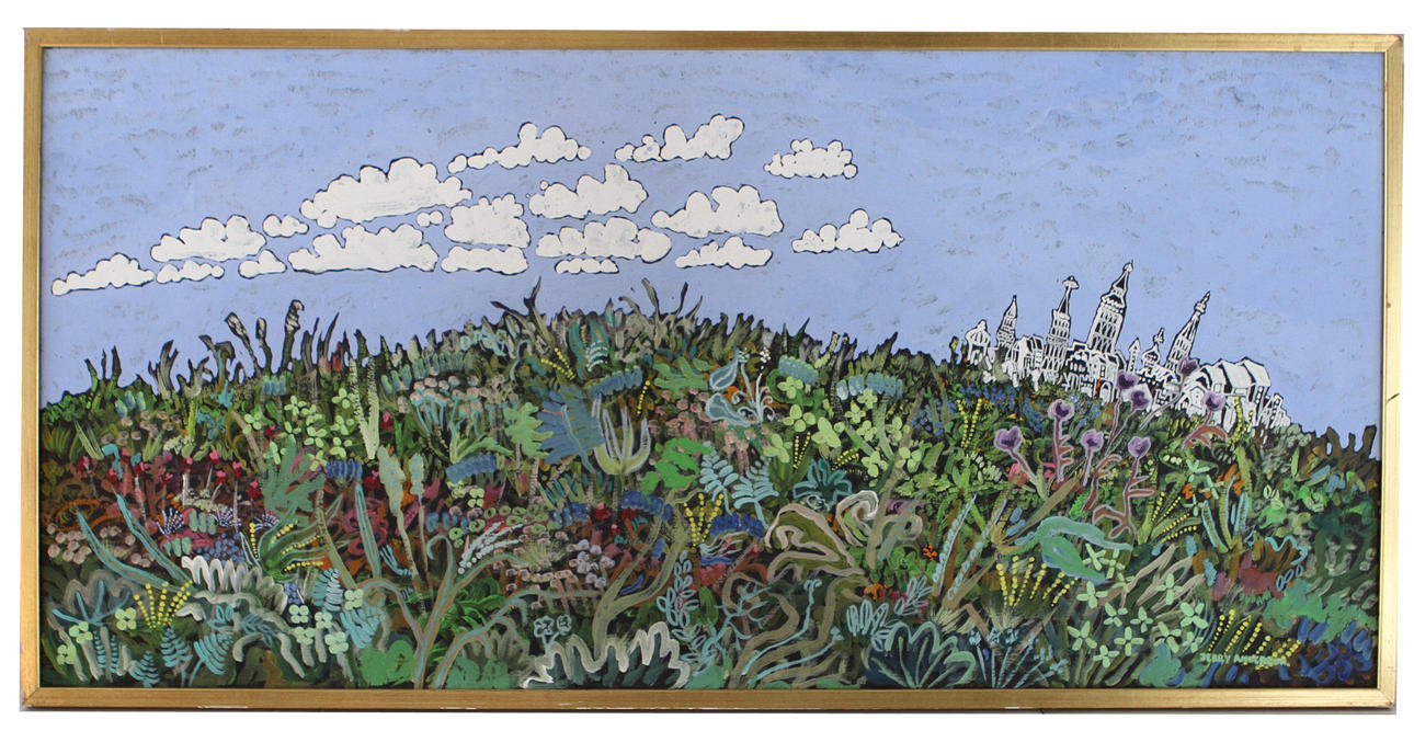 JERRY ANDERSSON (F 1939). Olja på duk, signerad attergo 1968.