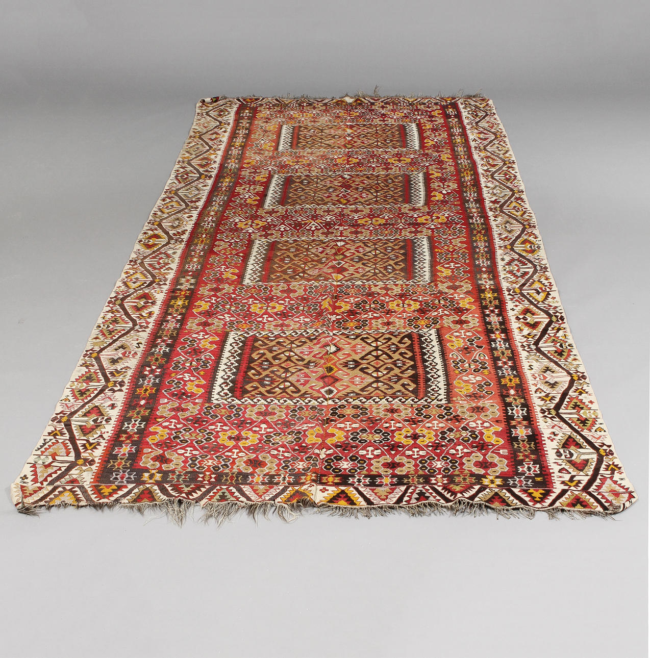 ORIENTALISK MATTA, Kelim Anatol, Semi-antik, 412 x 180 cm.