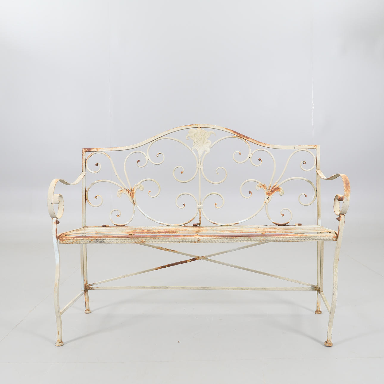 TRÄDGÅRDSOFFA, Metall.