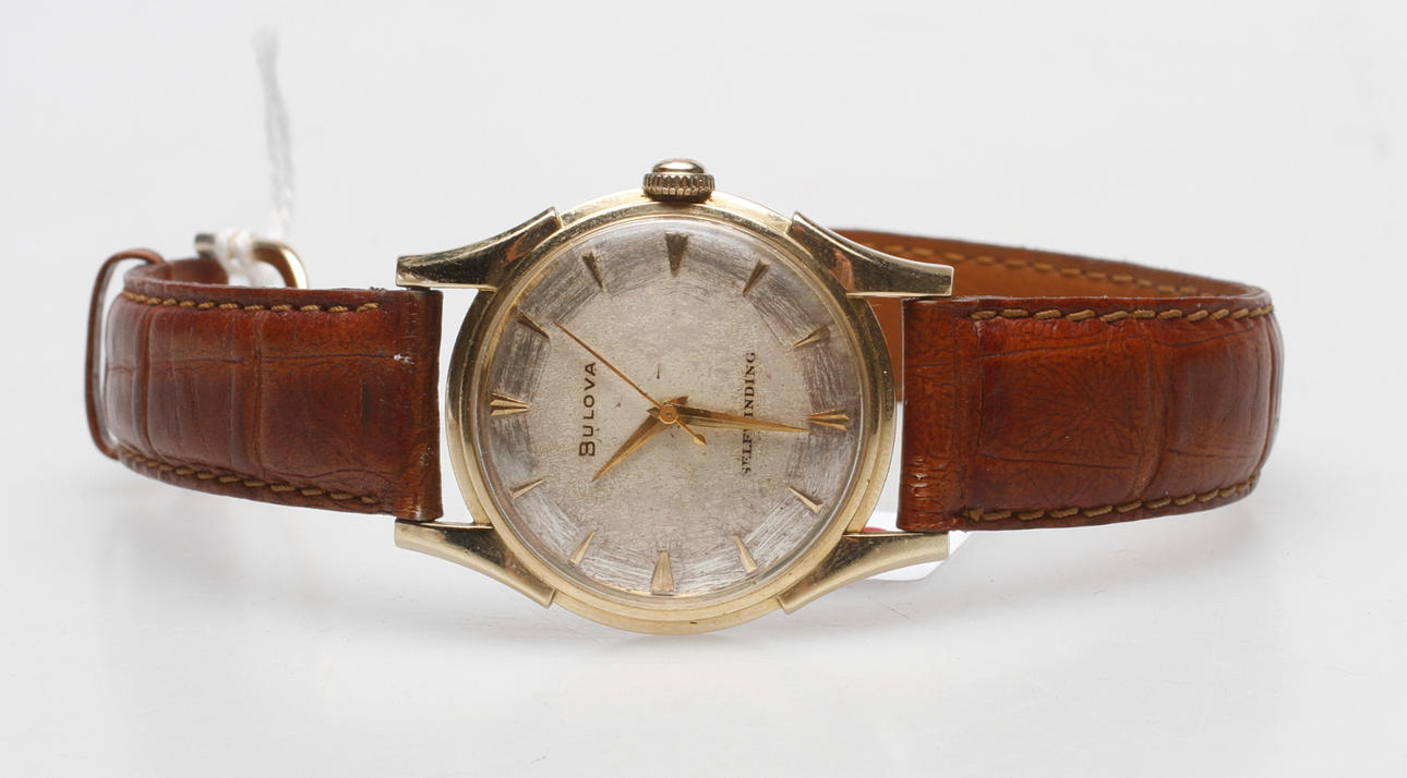 ARMBANDSUR, Selfwinding, 14K, Bulova.