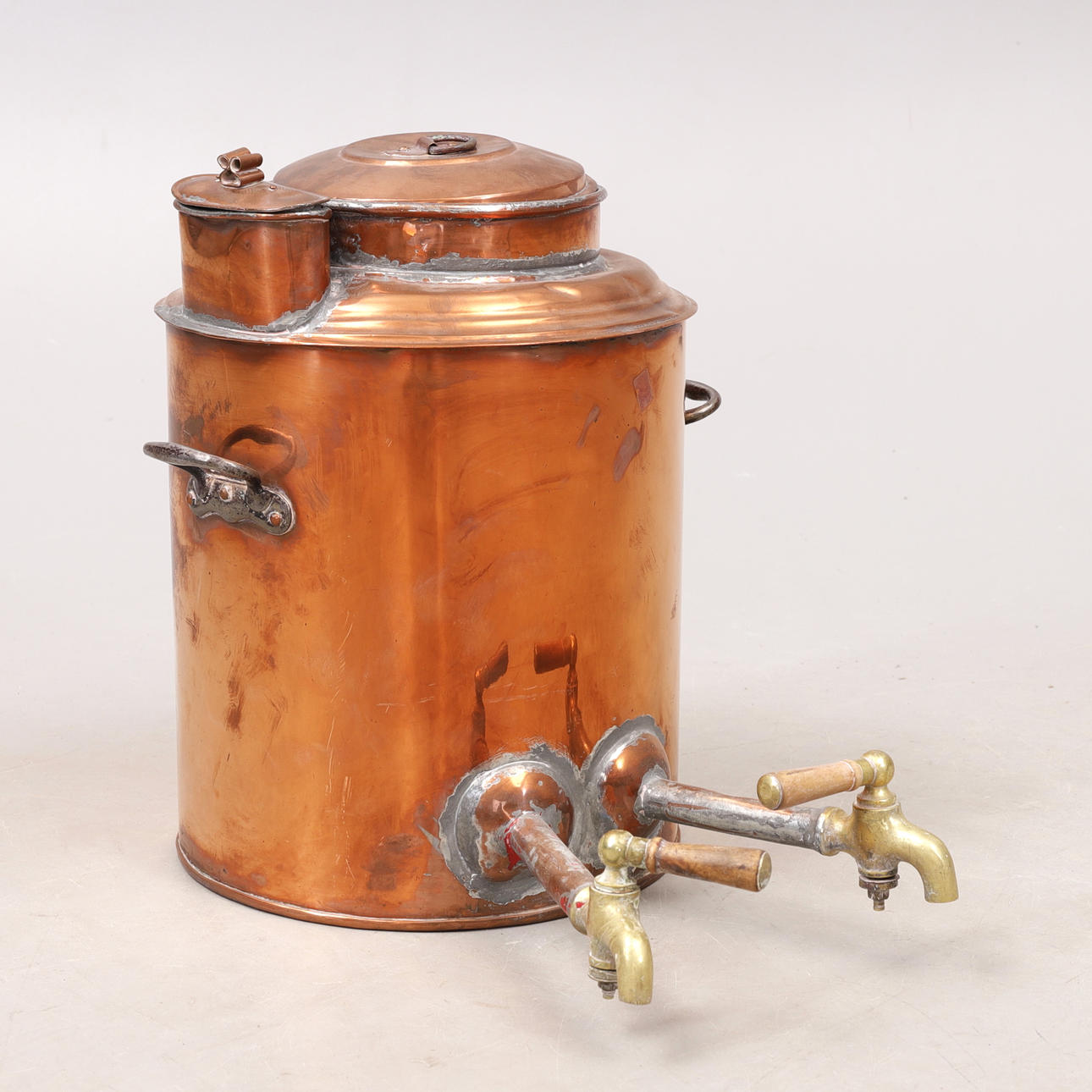 KAFFEEMASCHINE/ZISTERNE, Kupfer, 18/1900.