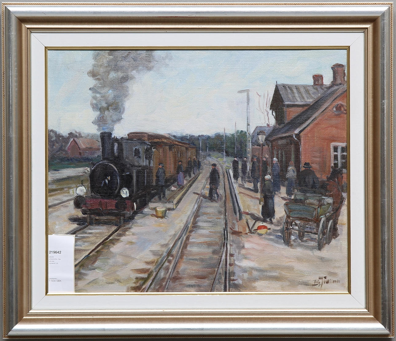 BROR JÖNSSON. Olja på duk, signerad.