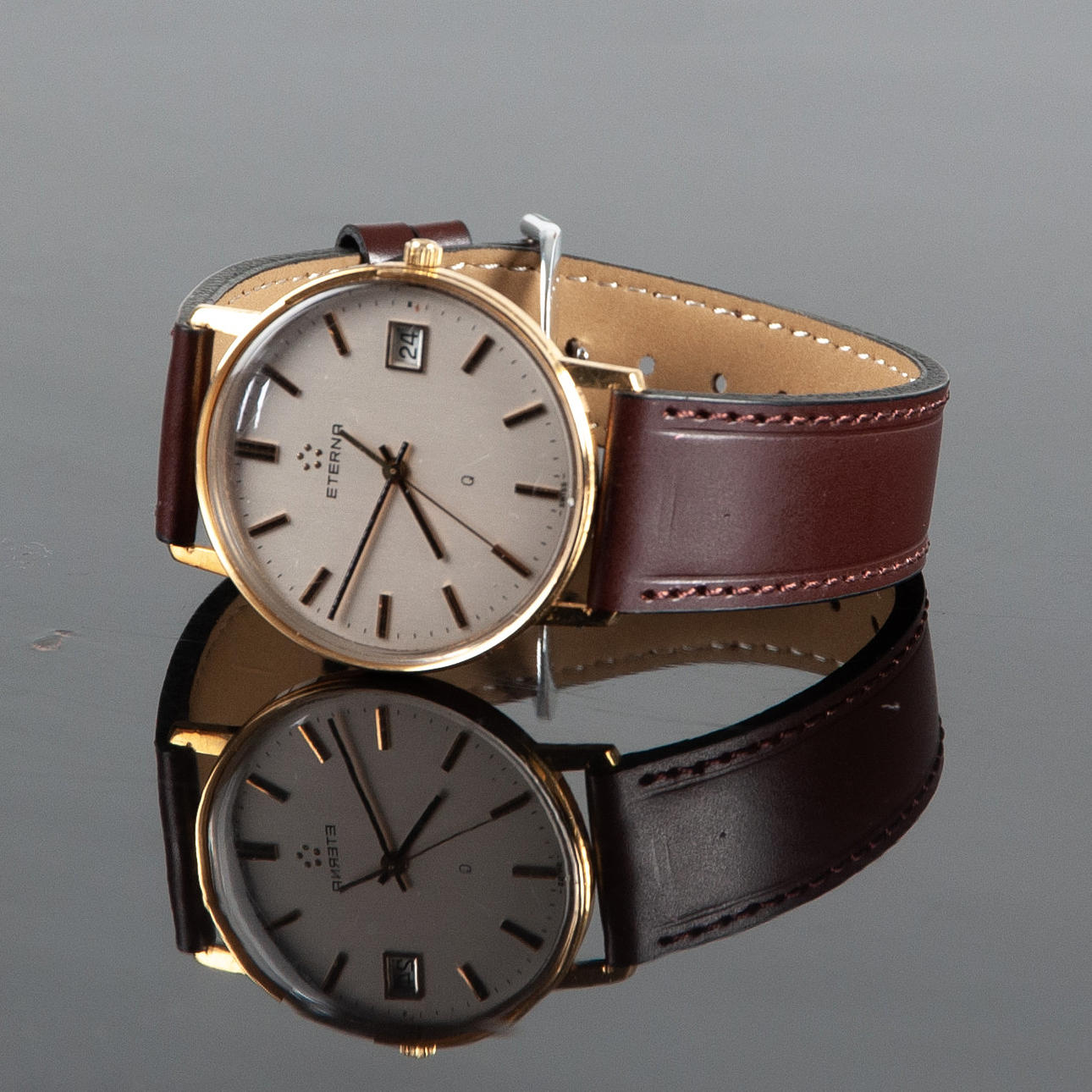 BRACELET WATCH, Eterna quartz, 18 K gold.