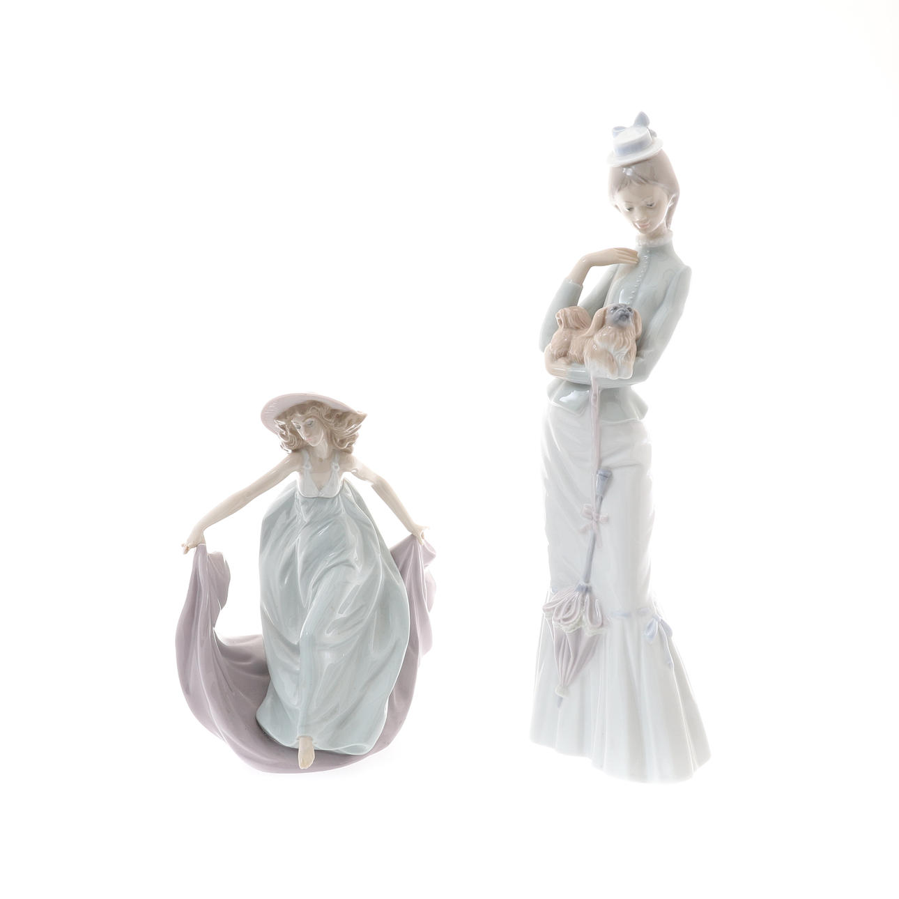 LLADRO: 'TELA AL VIENTO ROSA' PUEDE BAILAR.