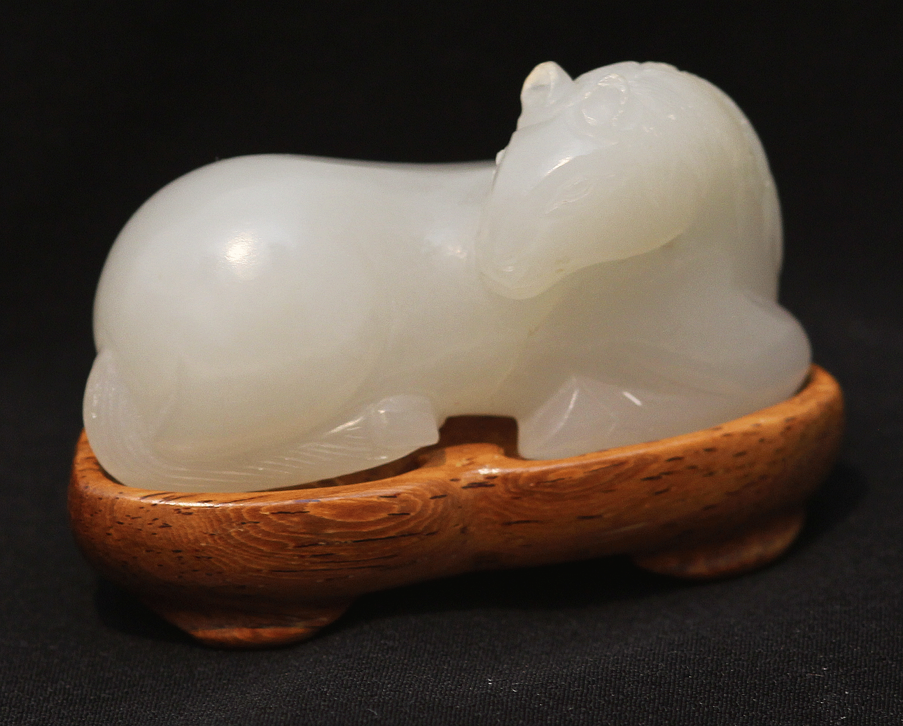 Figurin, Jade, Kina, 1800-tal.