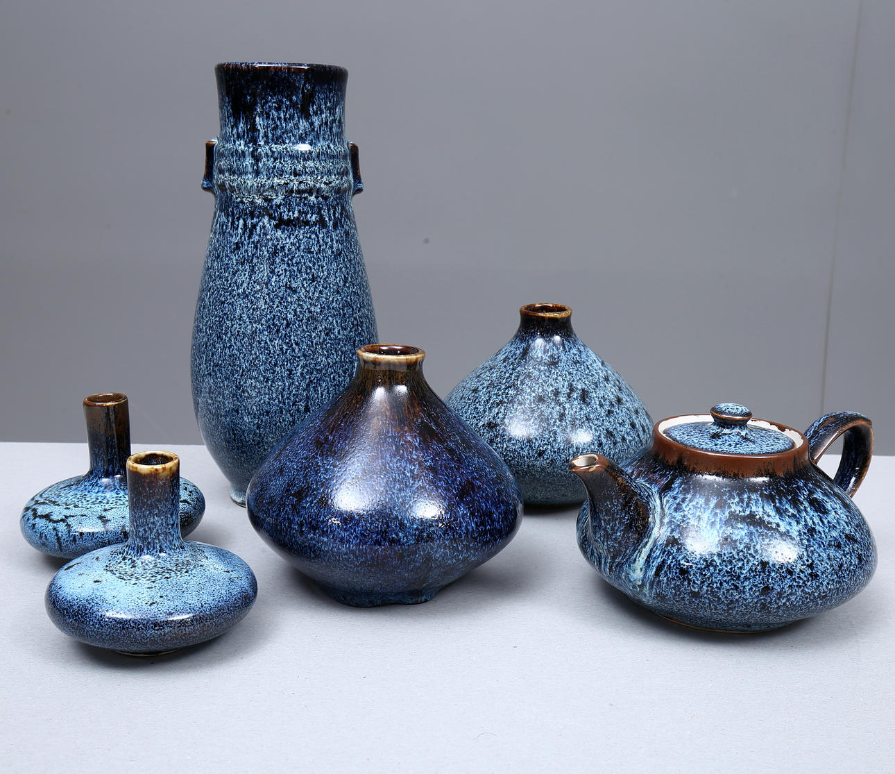 JARRO y JARRA, 6 partes, Japón, 1900.