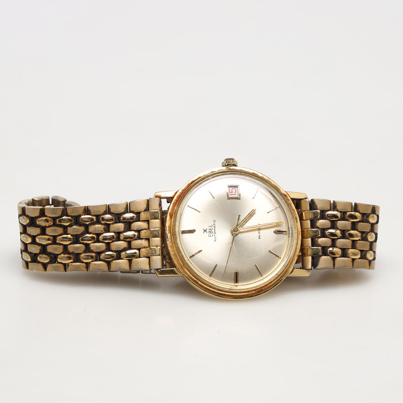 EBEL, wristwatch, 18k, 1960s, later double link.
