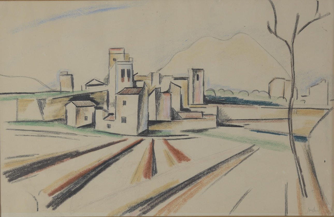 JOHN JON-AND. Pastell.