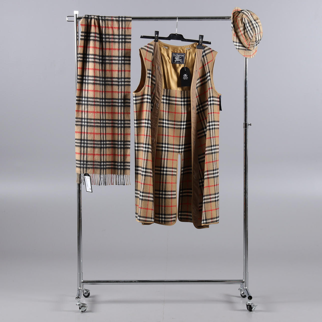 BURBERRY, 3 dlr, For, hue, tørklæde.