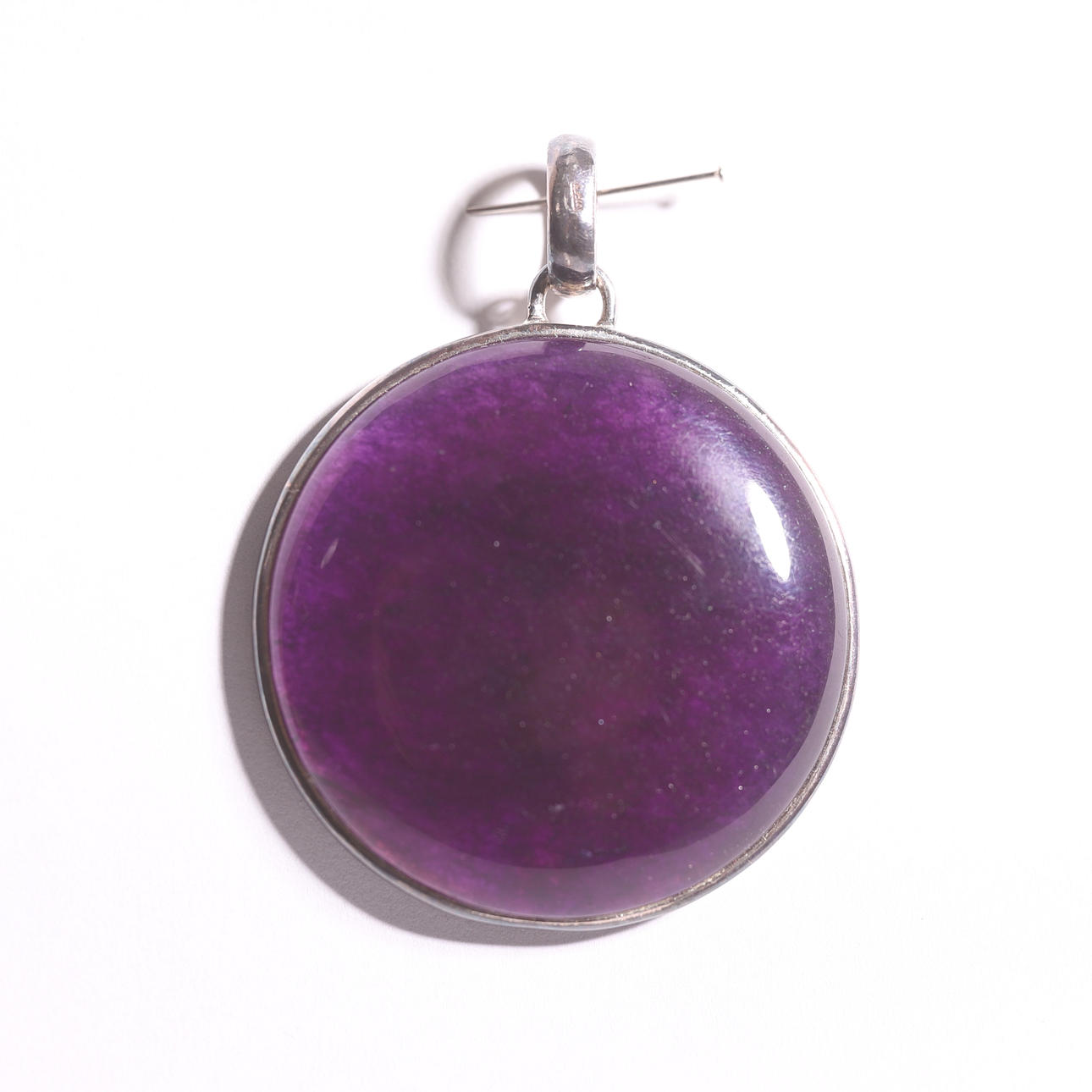 COLGANTE TOUS DE AMATISTA Y PLATA.