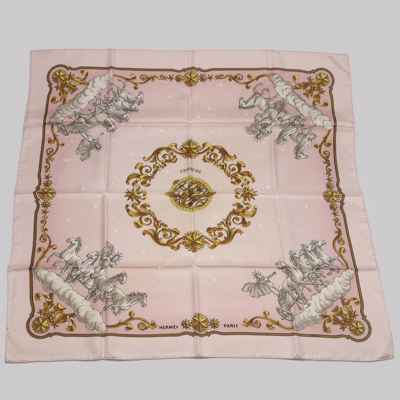 HERMÈS, scarves, Cosmos.