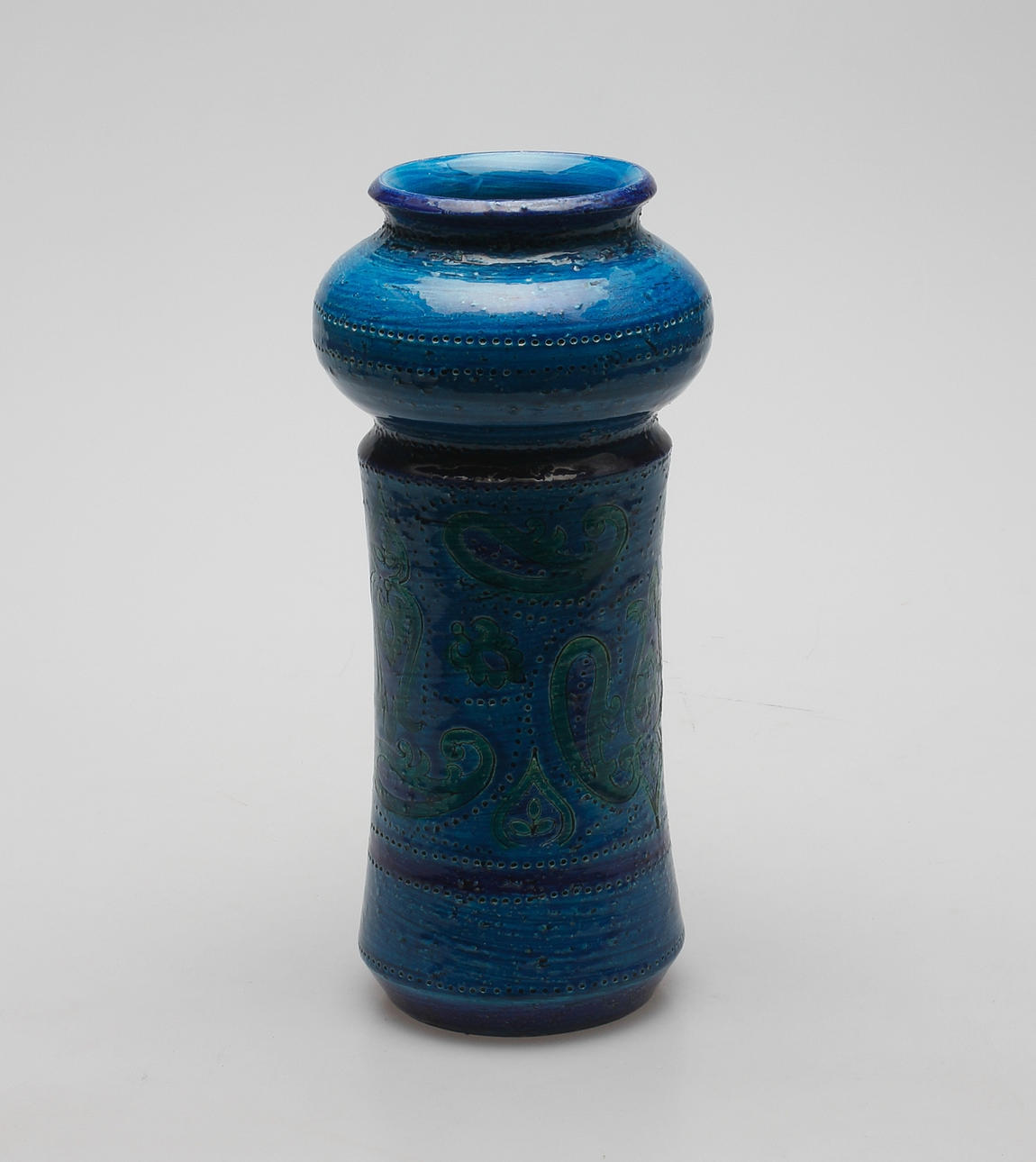 VAS, keramik, "Paisley", Aldo Londi, Bitossi, Italien.