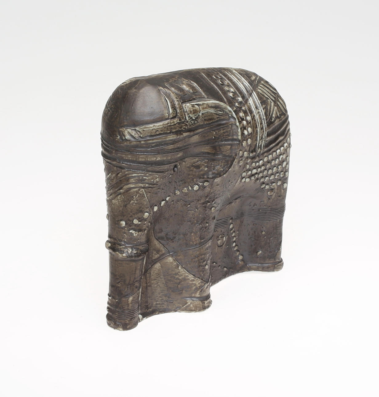 BERTIL VALLIEN. Elefant, stengods, Rörstrand.