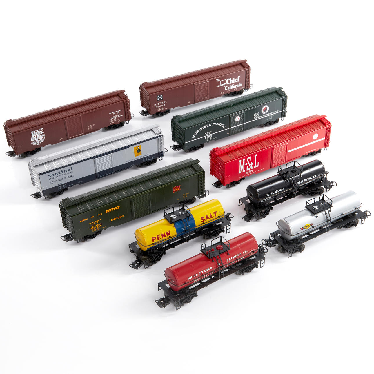 MARKLINE. Güterwagen-Set "Blechblech", 10 Wagen, H0.