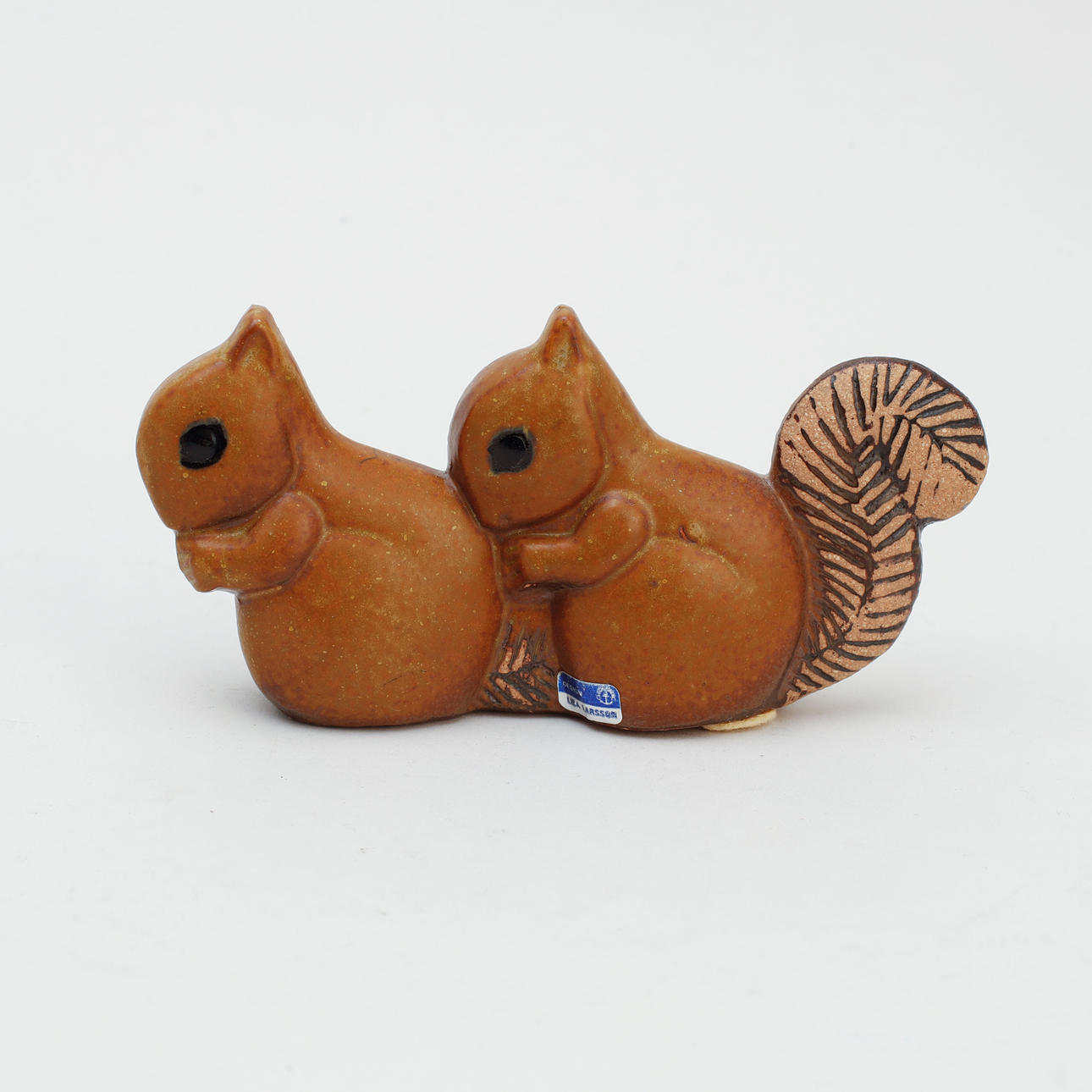 LISA LARSON. Figure Squirrels, stoneware, Gustavsberg.
