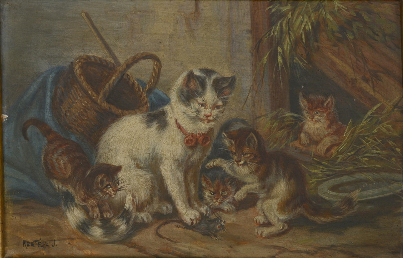 J KERTÉSZ. Olja på pannå.