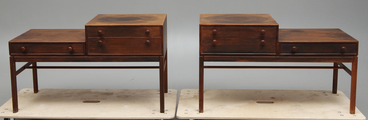 SIDEBOARD, ett par, "Casino", Sven Engström och Gunnar Myrstrand för Tingströms, 1900-talets andra hälft.