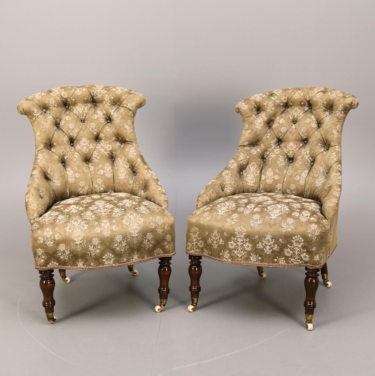 EMMA FÅTÖLJER 2 st, 1800-talets slut.