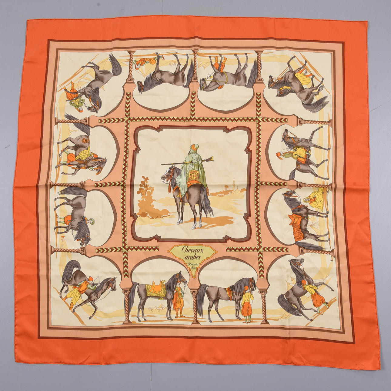 HERMÈS, SCARF, SILK.