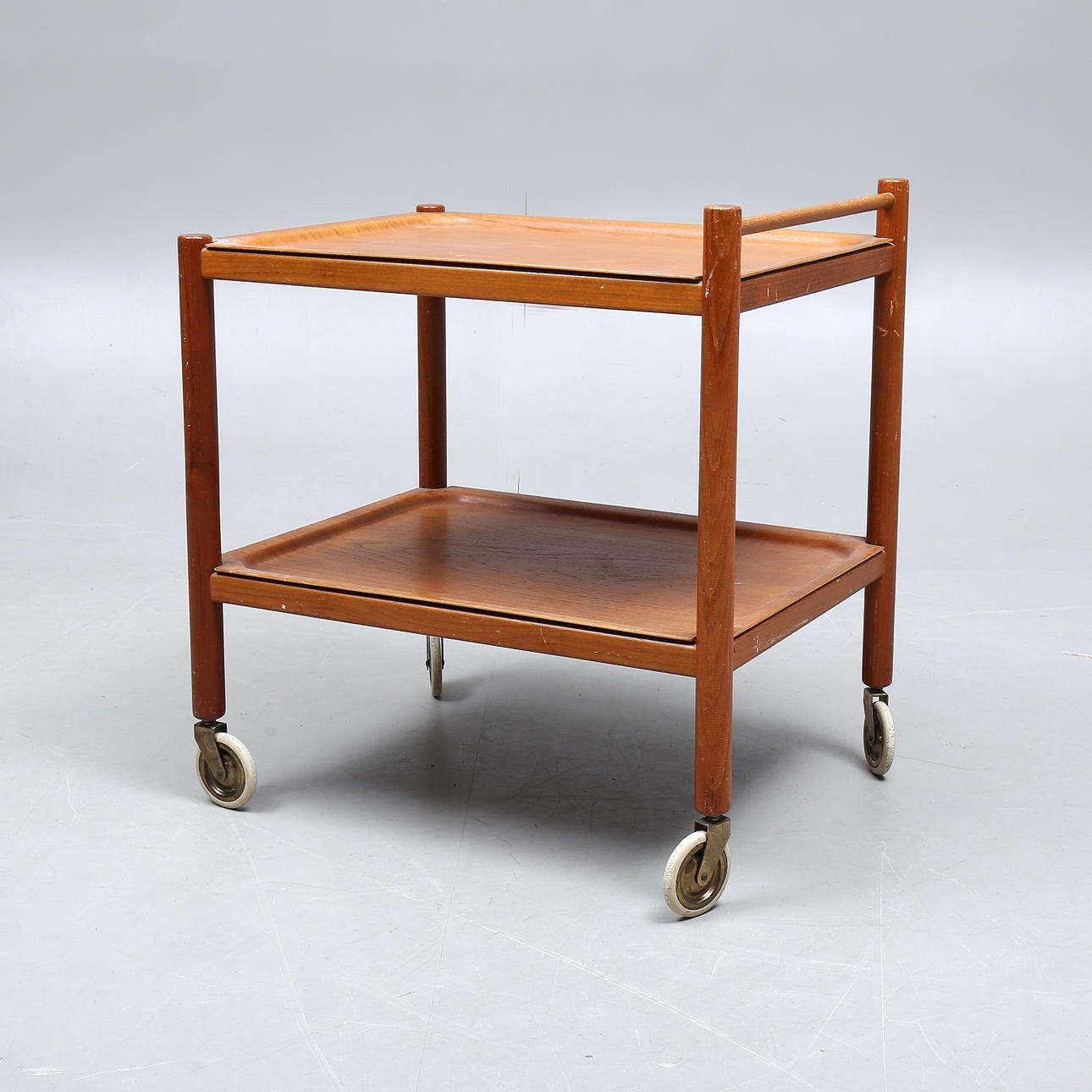 SERVING WAGON, teak, "Piccolo", DS Möbler, 1950s/1960s.