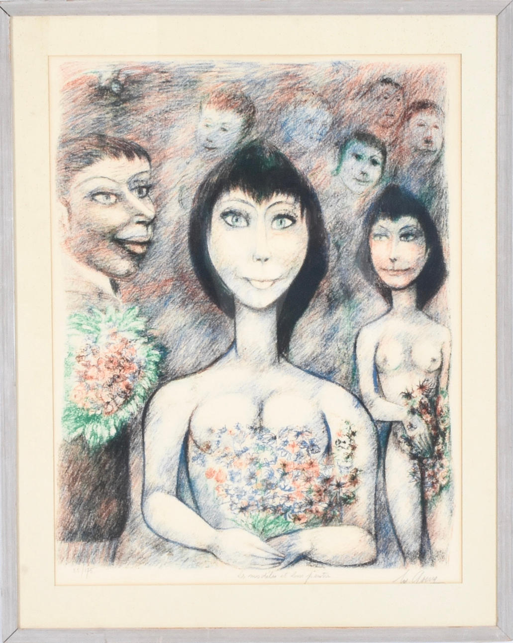 ÉDOUARD GOERG. Färglitografi.