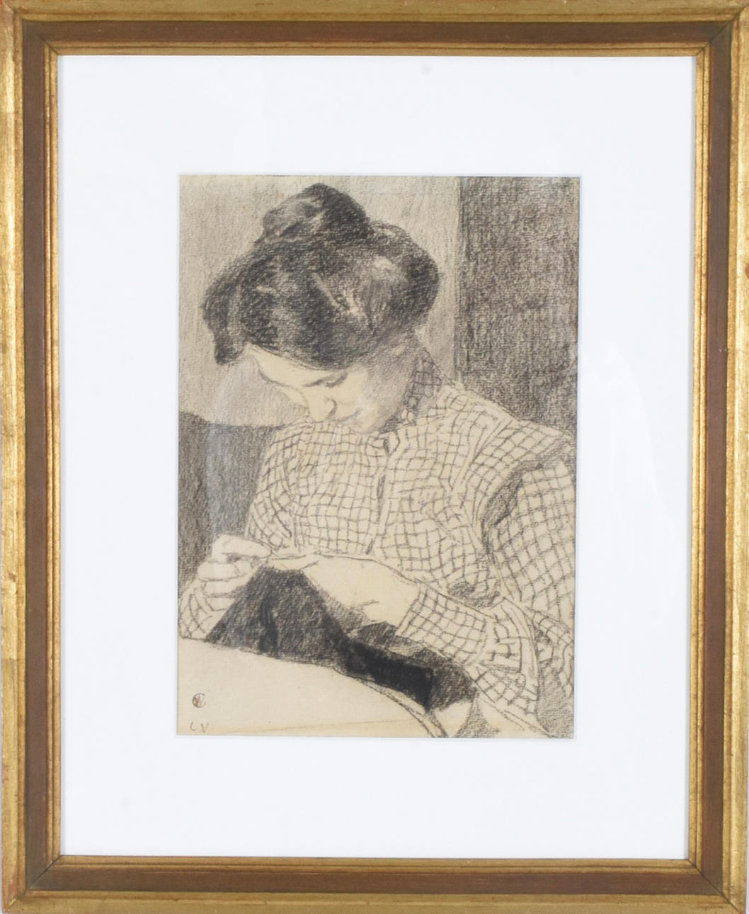 CARL WILHELMSSON. Pencil drawing.