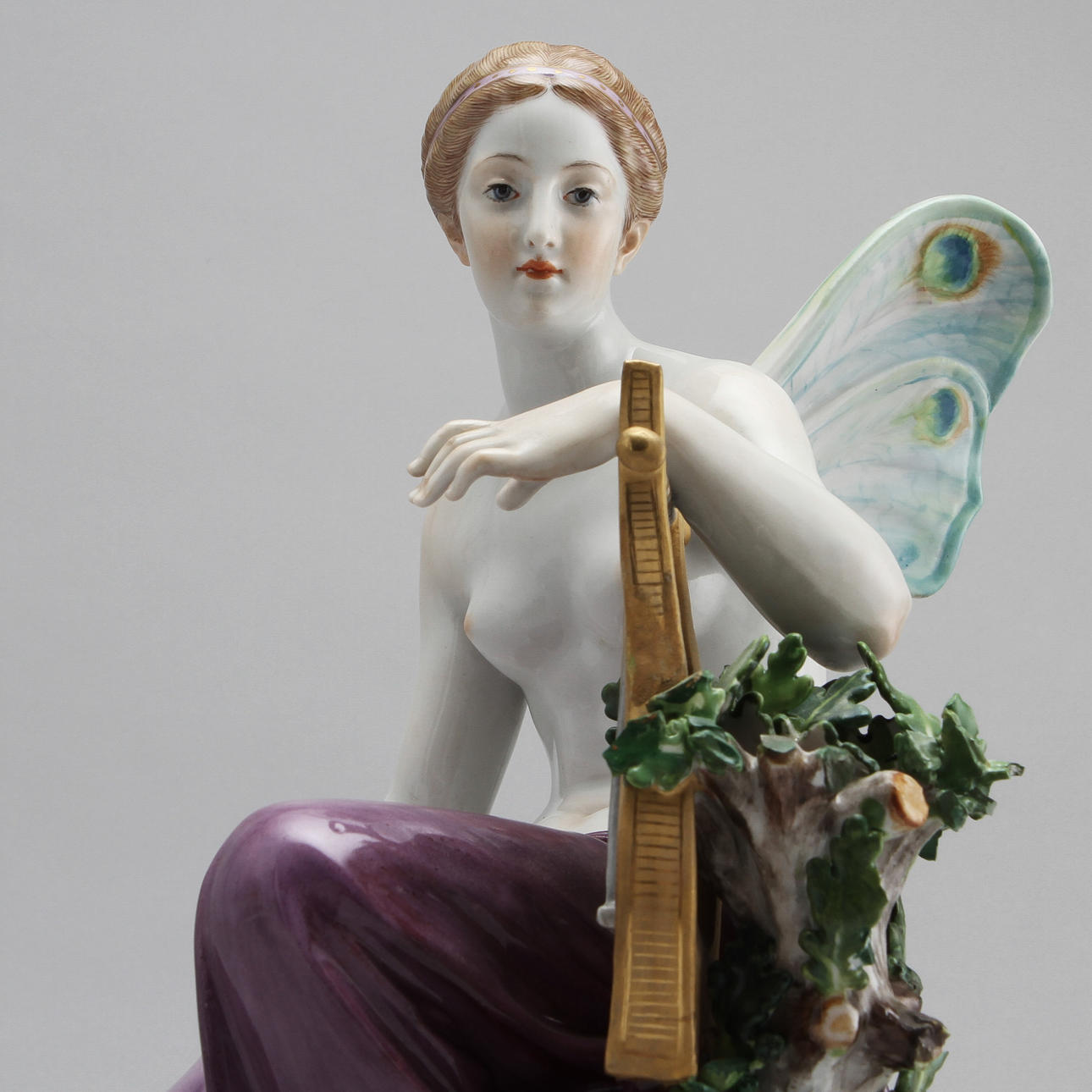 FIGURIN, porslin, "Psyche" Rudolph Hölbe, för Meissen, Tyskland, 18/1900-tal.