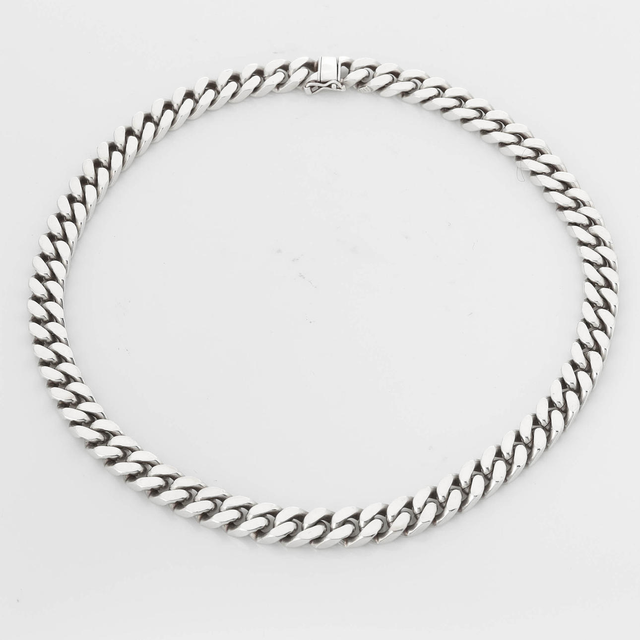 HALSLÄNK, silver, pansar.