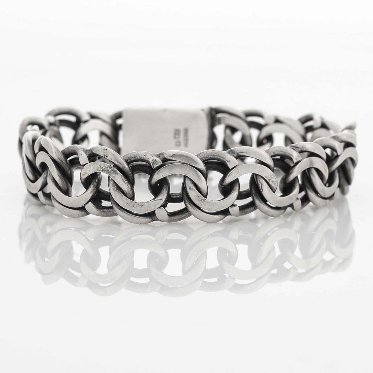 PULSERA, plata, Bismarck, Guzzi, 1950.