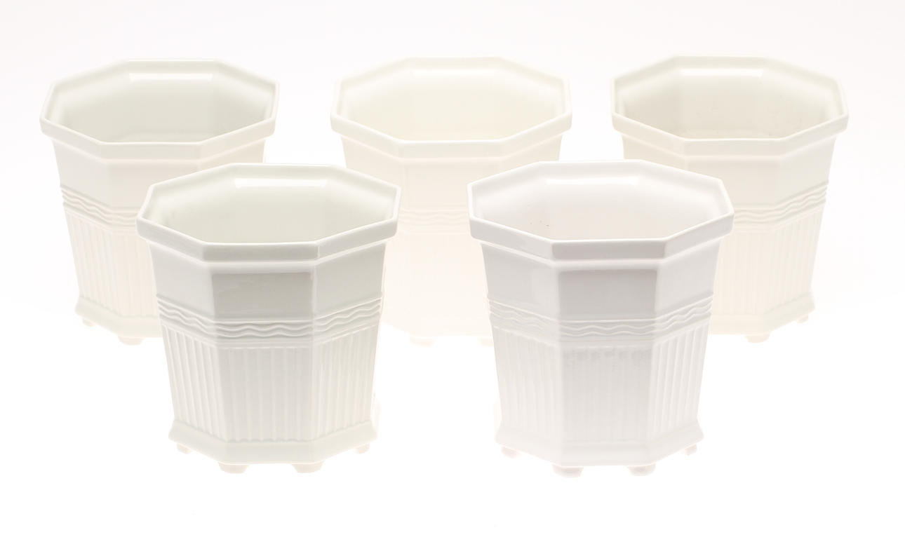 YTTERFODER, 5 st, porslin, Waldemarsudde, Gustavsberg.