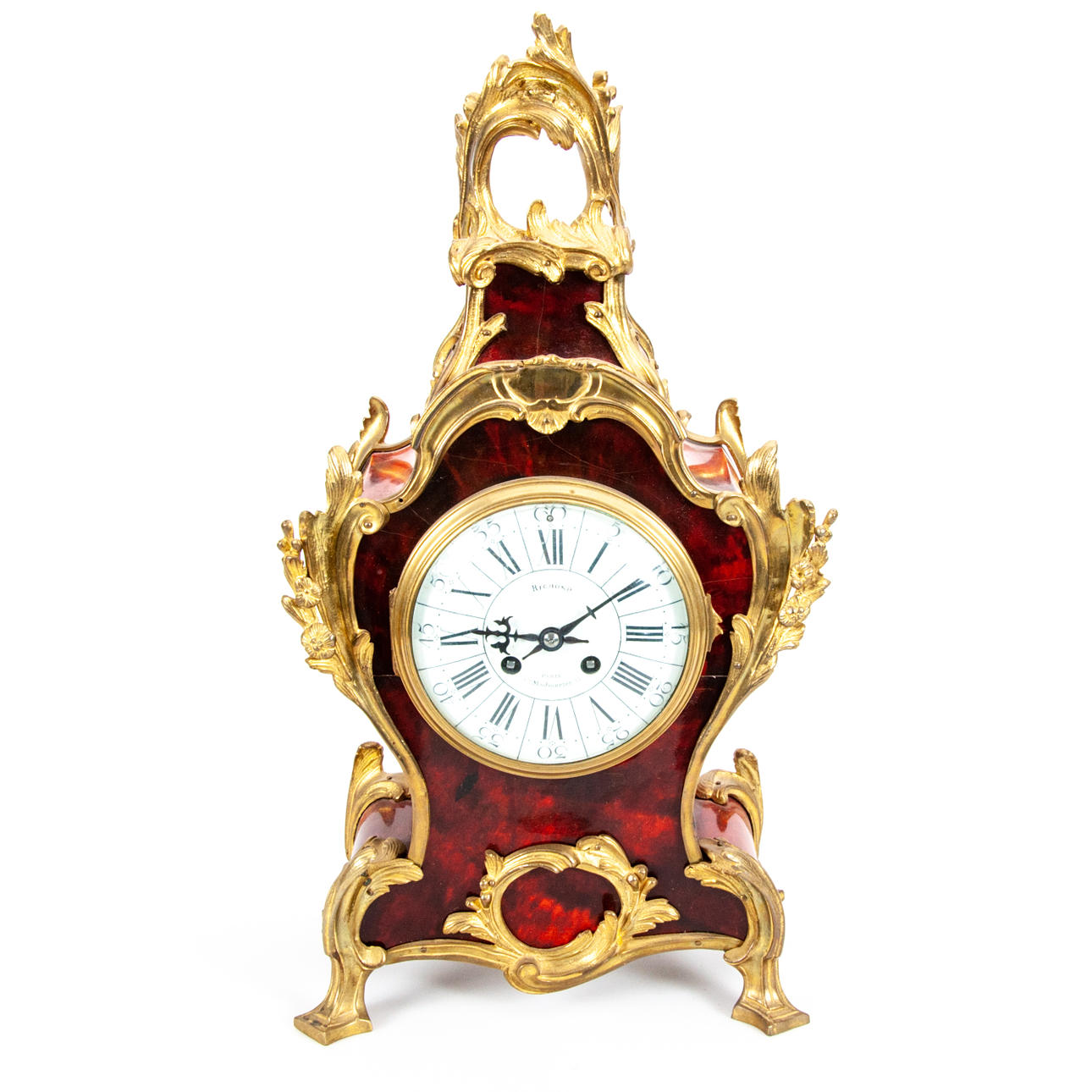 RELOJ DE MESA, estilo Luis XV, Richmond Paris.