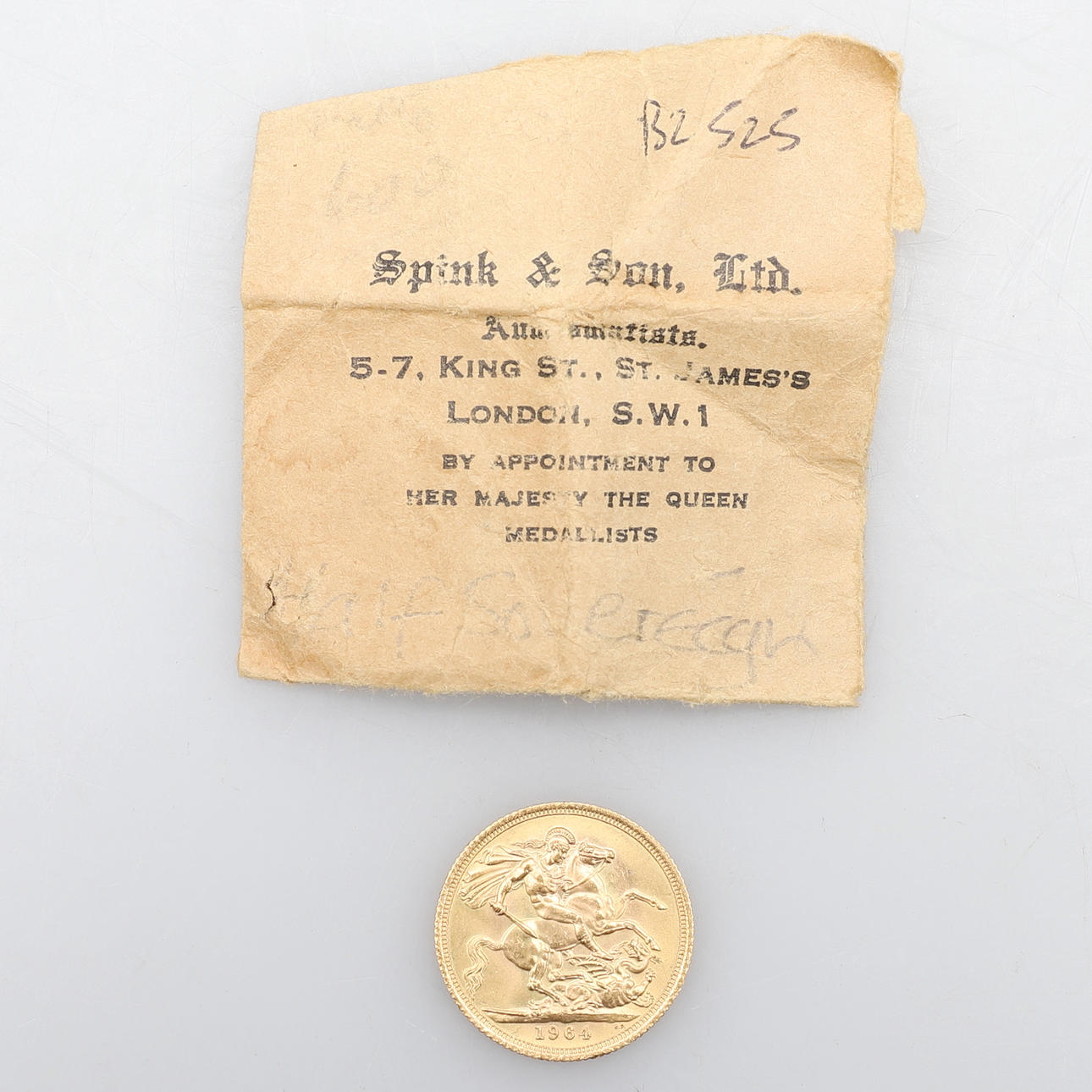 EIN 1964 GOLD FULL SOVEREIGN.