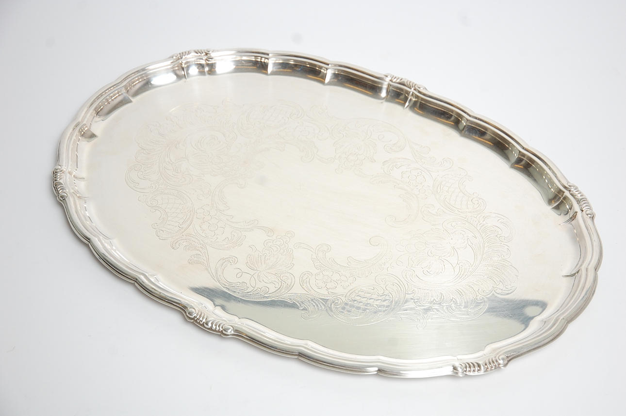 BRICKA, nysilver CG Hallberg.