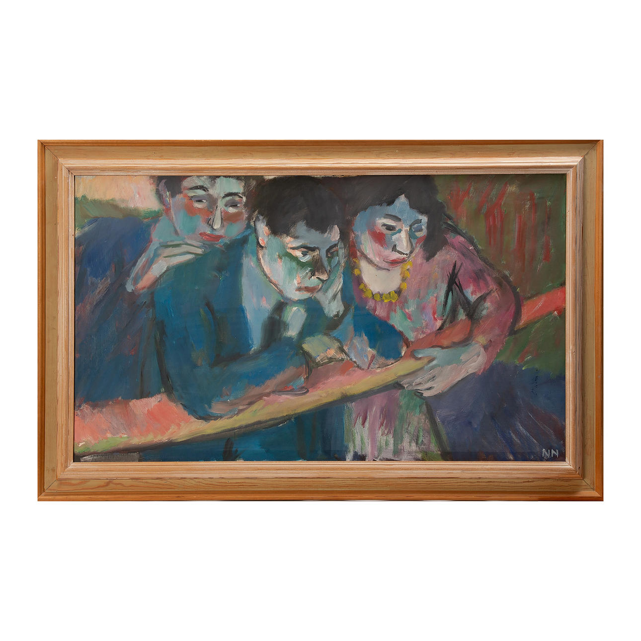NILS NILSSON. oil on canvas, signed.