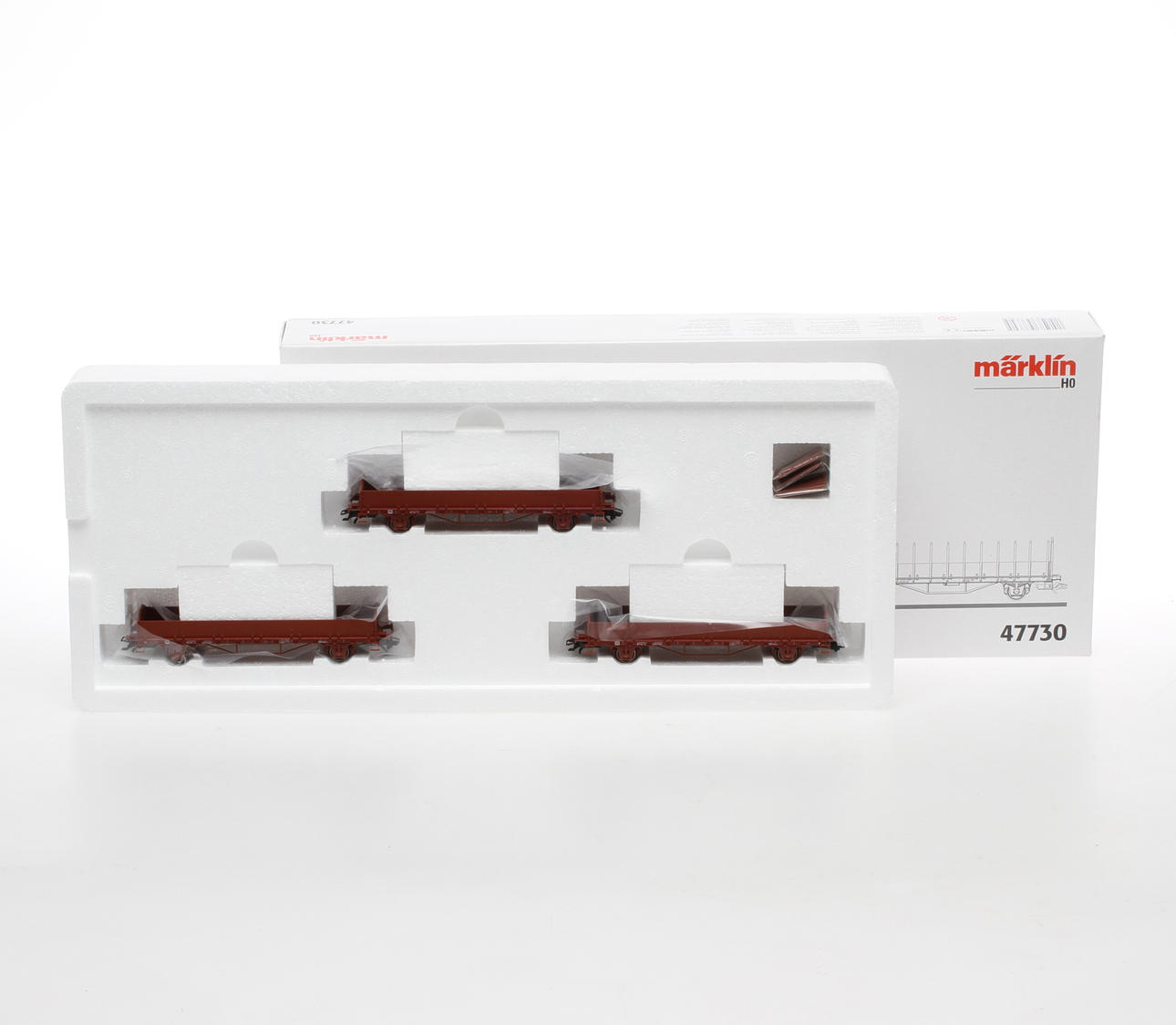 MÄRKLIN SVENSKA TÅGSATSEN 47730 i originalkartong.