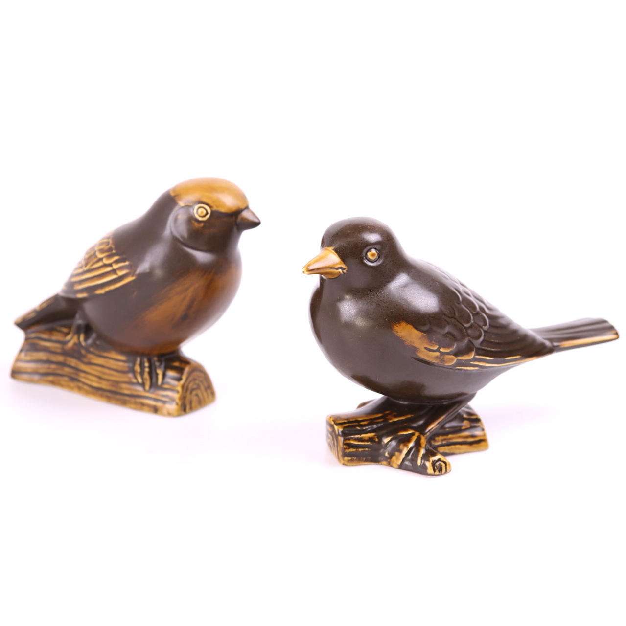 FIGURINER, 2 st "Flock" Gustavsberg signerade SW, Sven Wejsfelt.