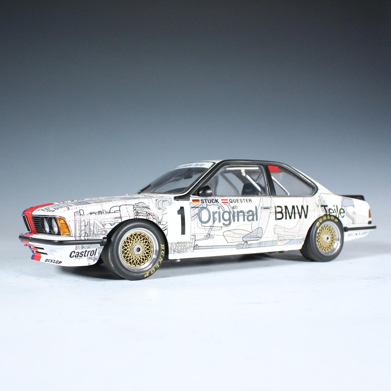 CARART. BMW 635CSi ETCC 1984, #8 Team Schnitzer - Stuck/ Quester
