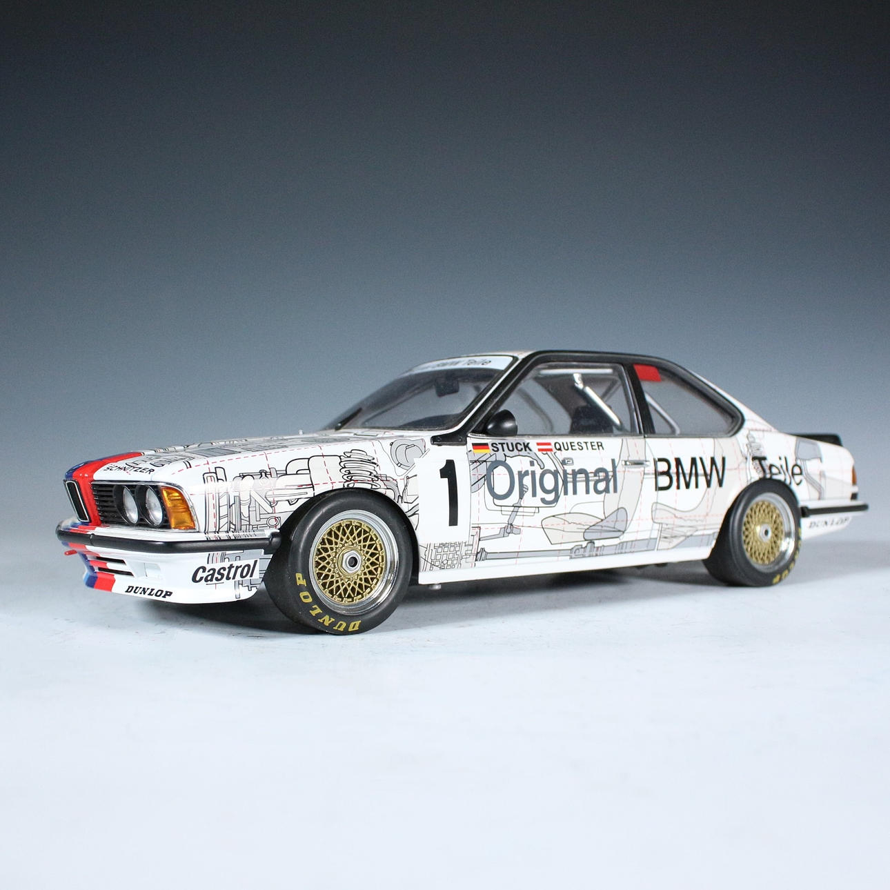 CARART. BMW 635CSi ETCC 1984, #8 Team Schnitzer - Stuck/ Quester