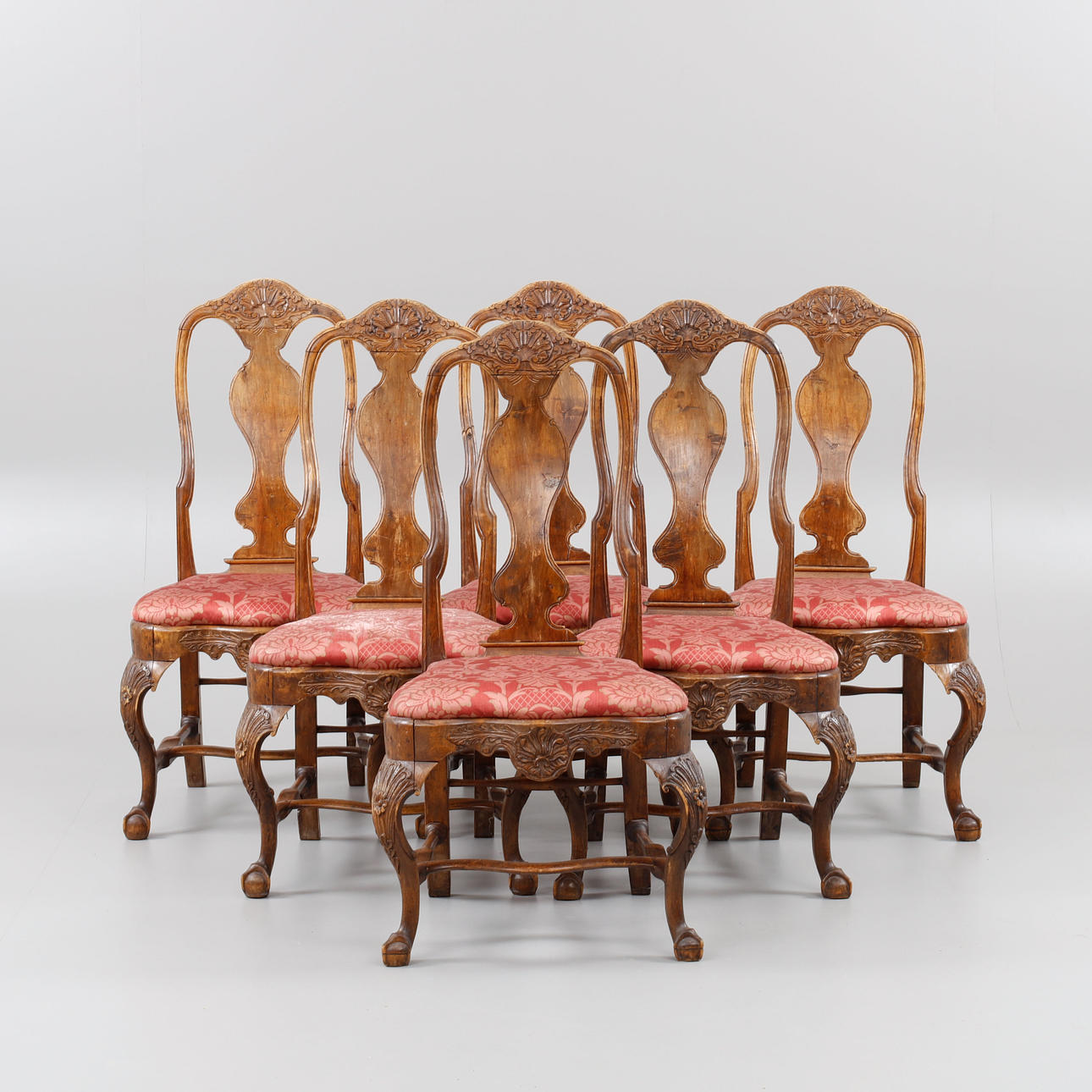 STOLAR, 6 st, rokoko, 1700-tal.