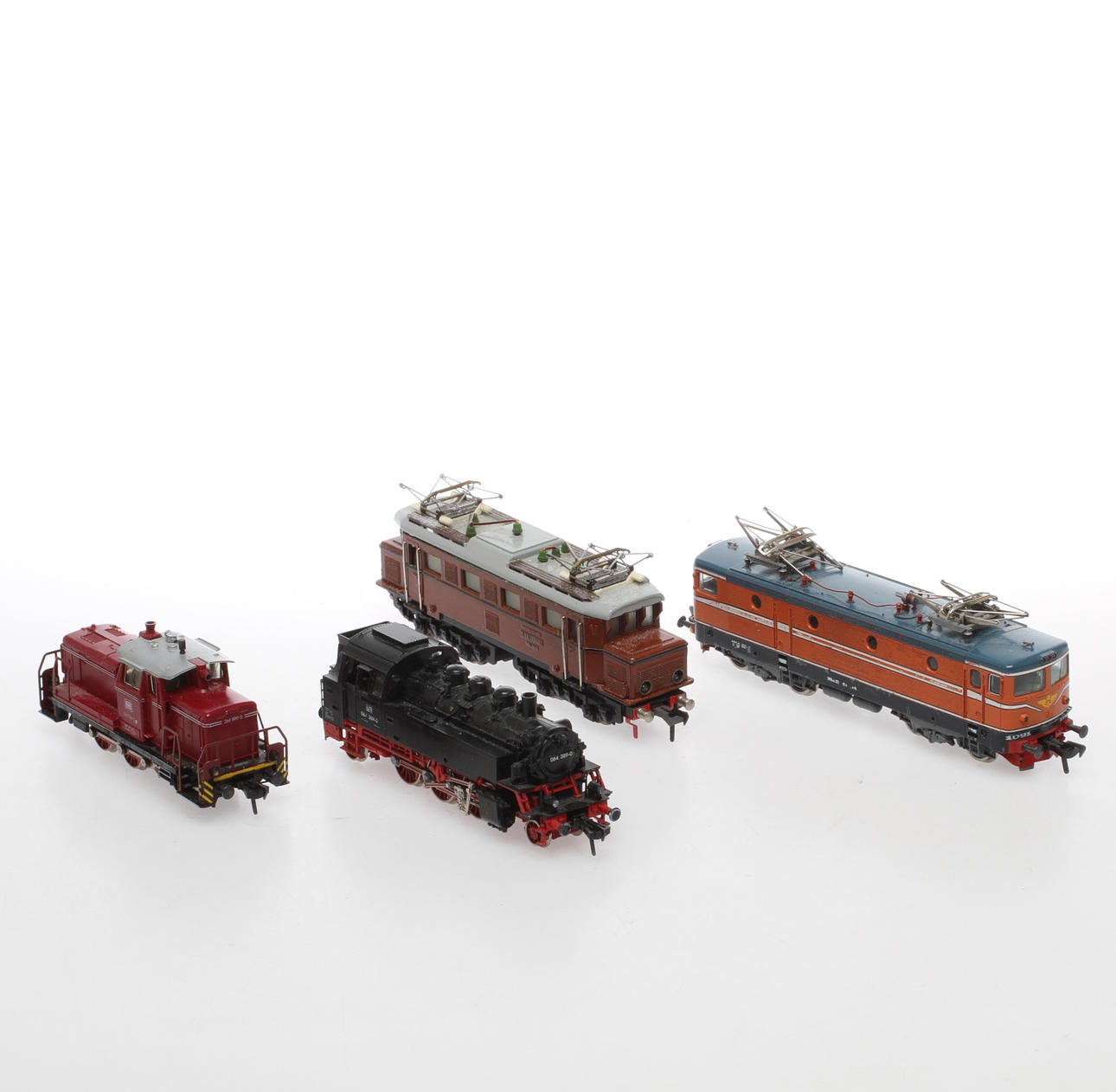 FLEISCHMANN 4365 Rc-lok, 1335 E44, 4064 ånglok och 4225 diesellok.