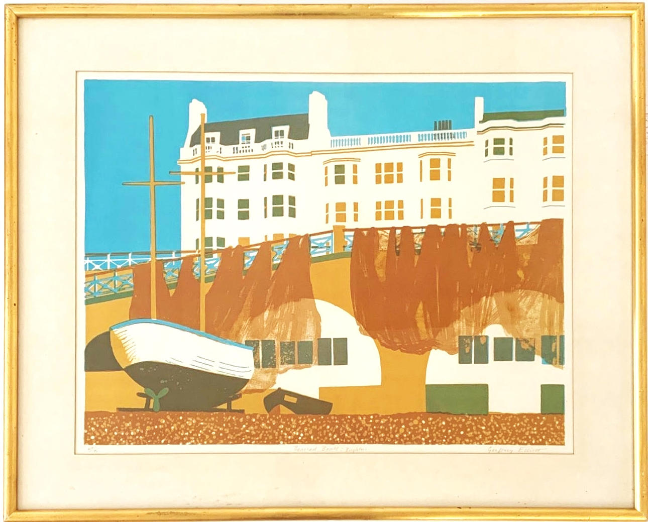 GEOFFREY ELLIOT LITHOGRAPH.