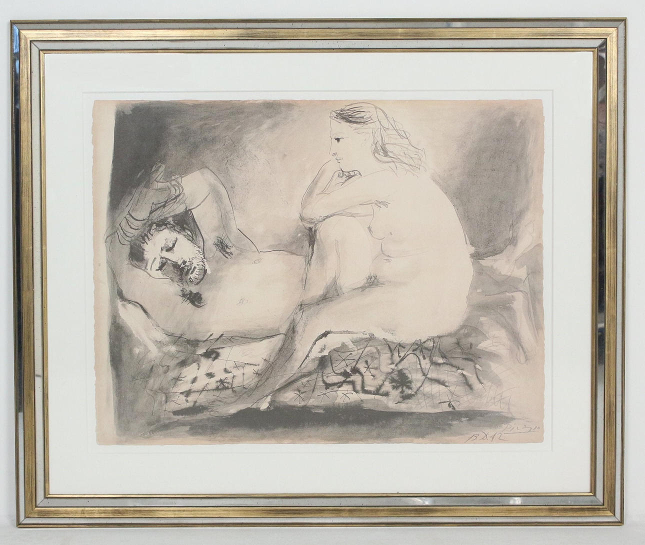 PABLO PICASSO. To. 'Le Dormeur', print.