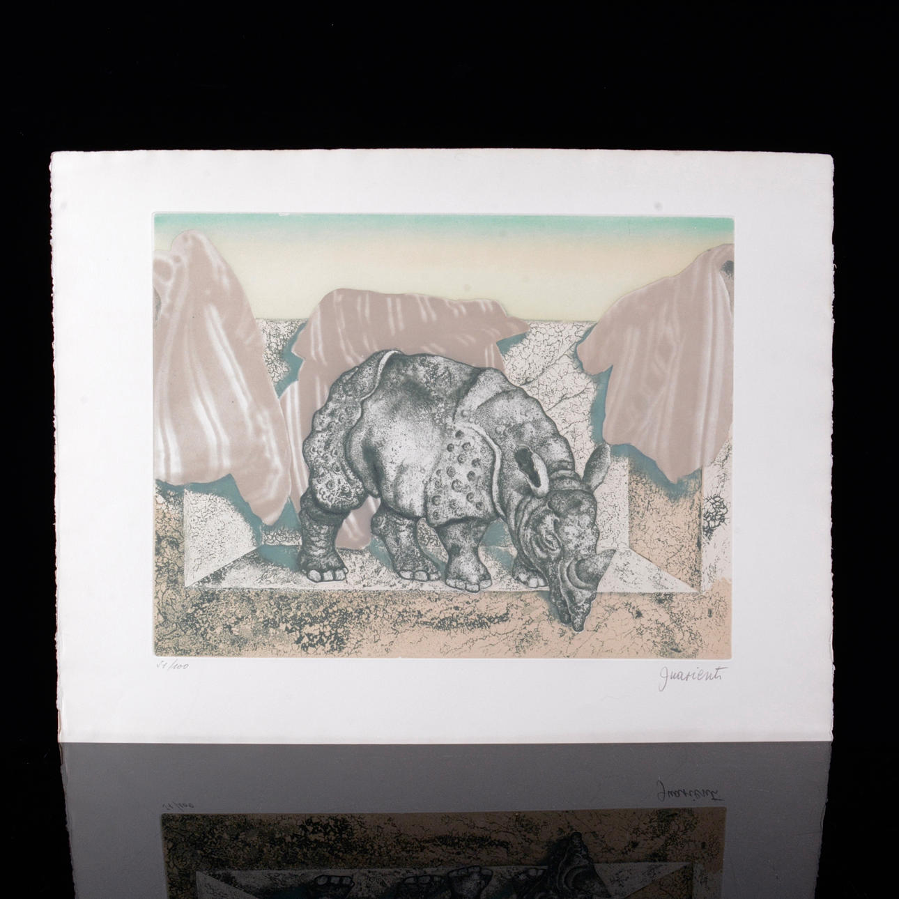 CARLO GUARIENTI. Färgetsning.