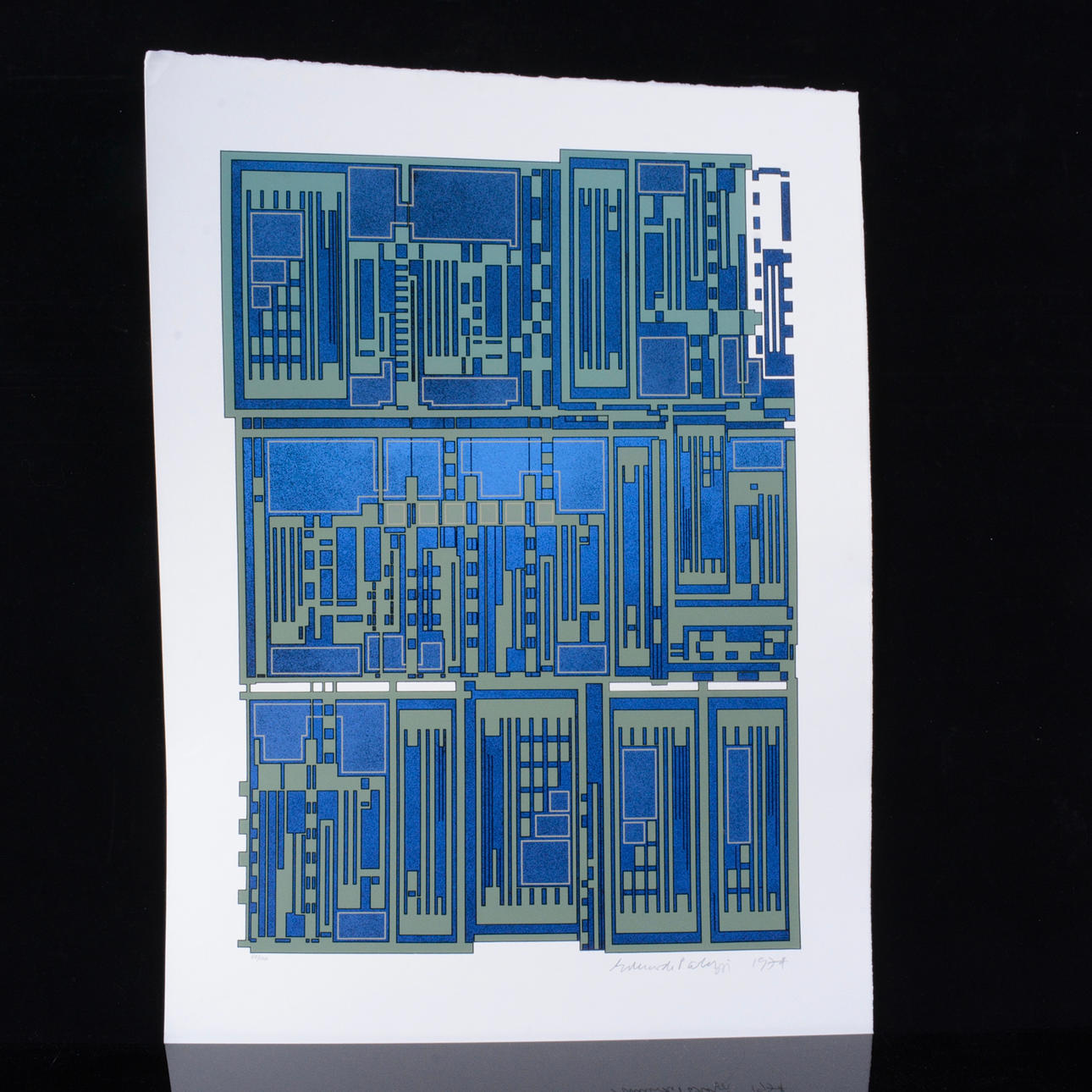 EDUARDO PAOLOZZI. Color screen printing.